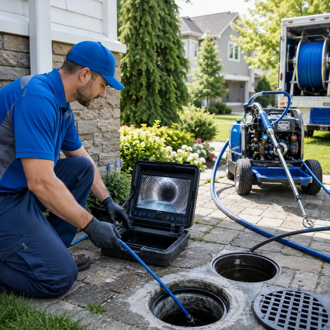 Outdoor drain cleaning professionals serving Irvington, VA